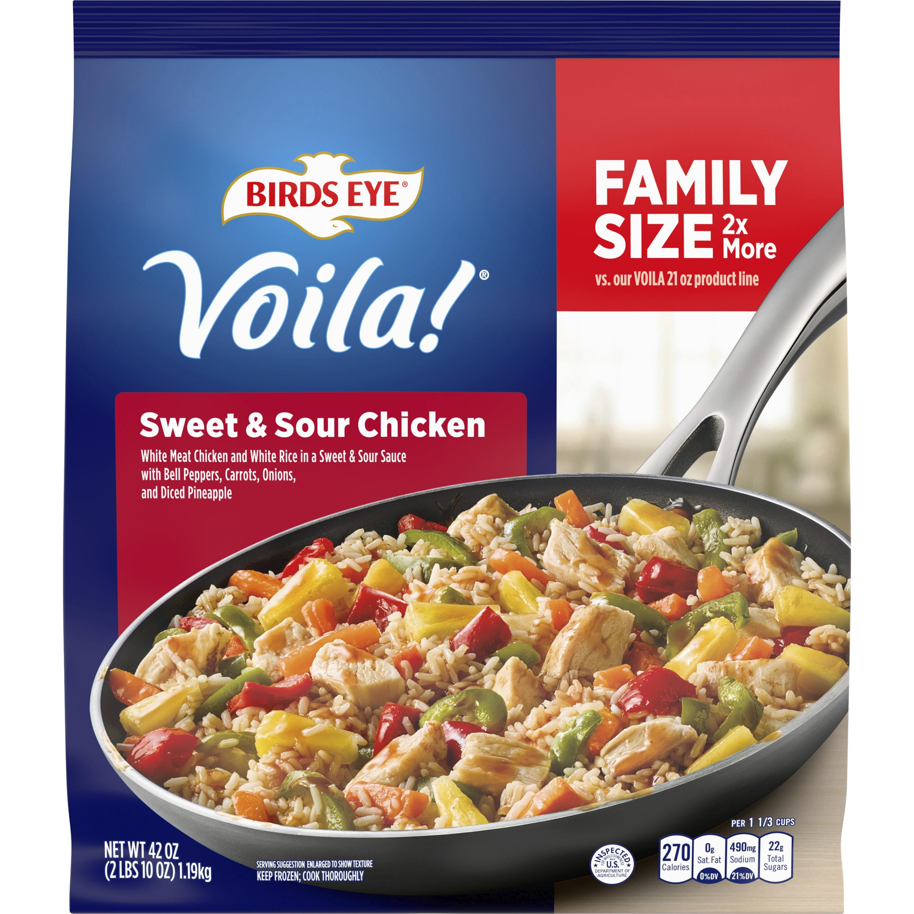 Birds Eye Voila! Sweet & Sour Chicken Family Size Skillet Frozen Meal