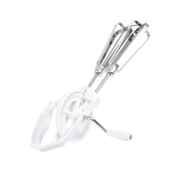 SEWACC 1Pack Egg Beater White 6.5Inch Hand Mixer Whisk for Baking Enthusiasts