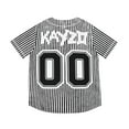 thumbnail image 2 of Kayzo Lost Lands Merch EDM Baseball Jersey Men/Women Casual Thin button Baseball uniform Oil Slick Custom Jersey Style2, 2 of 3