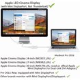 thumbnail image 4 of GFDYREE USB-C to Mini DisplayPort Adapter, USB 3.1 Type C (Thunderbolt 3) to Mini DP Adapter 4K Compatible with Lenovo T470, MacBook Pro to LED Cinema Display/Dell Monitor, etc - Silver, 4 of 7