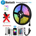 thumbnail image 1 of Tira de luces LED con Bluetooth, cinta luminosa Flexible de diodo RGB, 5M-15M, 5050, 220V, para casa, habitación, cocina, decorativa, 1 of 4