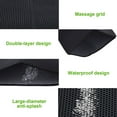 thumbnail image 3 of Cat Litter Mat Double Layer Urine Waterproof Kitty Litter Trapping Mat  Easier to Clean Litter Box Mat  Machine Washable Non-Slip 24.8x32.28‘‘ Black, 3 of 9