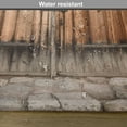thumbnail image 6 of Ambesonne Wooden Place Mats Set of 4, Tuscany Stone House, Standard Size, Brown Grey, 6 of 6