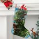 thumbnail image 2 of Jack el Cazagigantes Tema: Calcetines de Navidad, fino lino blanco para colgar en escaleras y chimenea, decoración navideña para el hogar, regalo de Navidad. 45cm × 32cm, 2 of 5