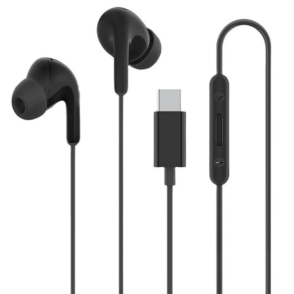 2-Pack Type-C Wired Headphones, USB C Headset with Microphone & Volume Control, High Fidelity Stereo, Compatible with Galaxy S23/S22/S21/S20/Ultra