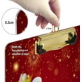 thumbnail image 3 of Coolnut Santa Claus 12.5"x9" Clipboard, Acrylic Fashion Letter A4 Size Clipboards with Metal Clip for Office School -12.5x9in, 3 of 7