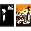 The Godfather And King Kong Posters, Set