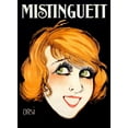 thumbnail image 2 of Orsi 19x24 Gold Ornate Wood Framed with Double Matting Museum Art Print Titled - Mistinguett, 2 of 4