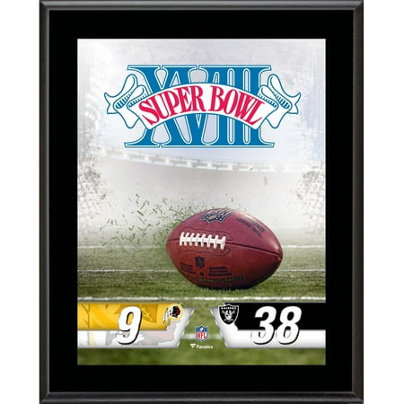 Oakland Raiders Nfl Hand Signed - Oakland Raiders vs. Washington Redskins Super Bowl XVIII 10.5