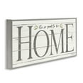 thumbnail image 3 of Stupell Industries Good To Be Home Family Inspirational Typography Painting Gray Framed Art Print Wall Art, 30 x 13, 3 of 9