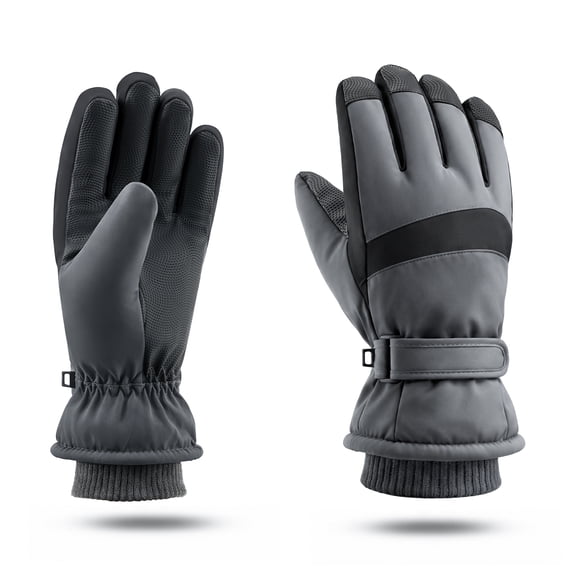 DualFerv Winter Gloves for Men Women, Touchscreen Waterproof Windproof Gloves Cold Weather Warm Thermal Gloves for Hiking Cycling Skiing Running