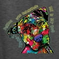 thumbnail image 2 of Dean Russo The Only Person Dog Lover Men's Graphic T-Shirt, Heather Black, Small, 2 of 6