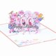 thumbnail image 3 of Tarjeta de cumpleaños XSWNGXX 100.º pop-up con flores para mujer, 3 of 6