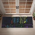 thumbnail image 2 of Math Equations Academic Subjects Black Pattern Door Rugs,Washable Non Slip Door Mats Indoor,Decorative Door Mats,Entry Mat Indoor for Entrance,Bedroom,Kitchen,Bathroom,16"x47", 2 of 6