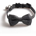 thumbnail image 4 of LAICAIW 2 Colliers pour Chats, avec Nœud Papillon Détachable Réglable et Clochette Argentée, pour Cou de Petits Chiens et Chats 7.8 Pouces-10.2 Pouces, 4 of 7