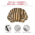 thumbnail image 5 of Disketp Bamboo Raft Shower Caps,Reusable Shower Cap For Women, Double Layer Waterproof Hair Cap, Large Size For All Hair Lengths,For Girls Spa Home Salon Use, 5 of 9