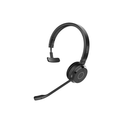Jabra Evolve 65 TE Wireless Over-the-head, On-ear Mono Headset - Black