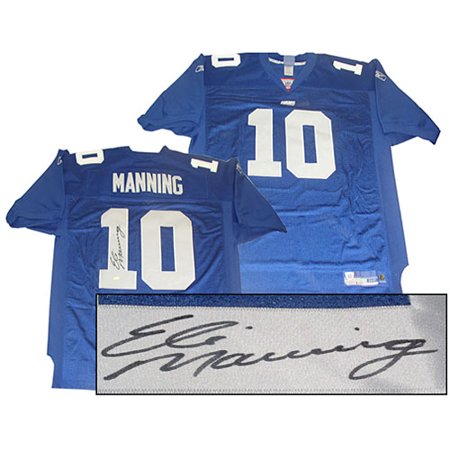 Eli Manning Hand-Signed Authentic Blue Giants Jersey Eli Manning Hand-Signed Authentic Blue Giants Jersey