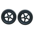 thumbnail image 5 of yotijay 1 Pair Balance Bike Replacement Wheels Lightweight Black Non Inflatable Training Pentagram Wheel Hub, 5 of 8