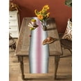 thumbnail image 5 of nqOlkjepod Gray Pink Table Runner 72 Inches Long Farmhouse Dress Scarves, Modern Gradient Geometric Dining Tablerunner for Coffee Table/Kitchen Island/Party Décor, 18" x 72", 5 of 8