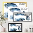 thumbnail image 4 of Designart 'Gray and Blue Clouds With Golden Glitter' Modern Framed Art Print, 4 of 4