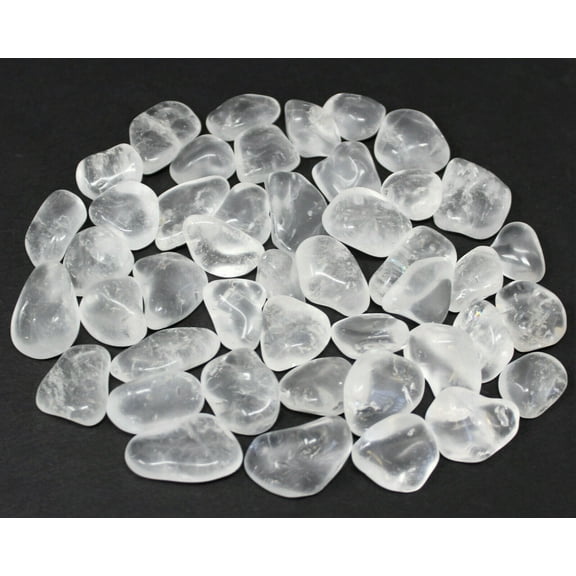 500 Carat Bulk Lot Clear Quartz Tumbled Stones (Crystal Healing Metaphysical)