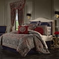 thumbnail image 3 of J. Queen New York Taormina 15-Inch Round Throw Pillow in Red, 3 of 3