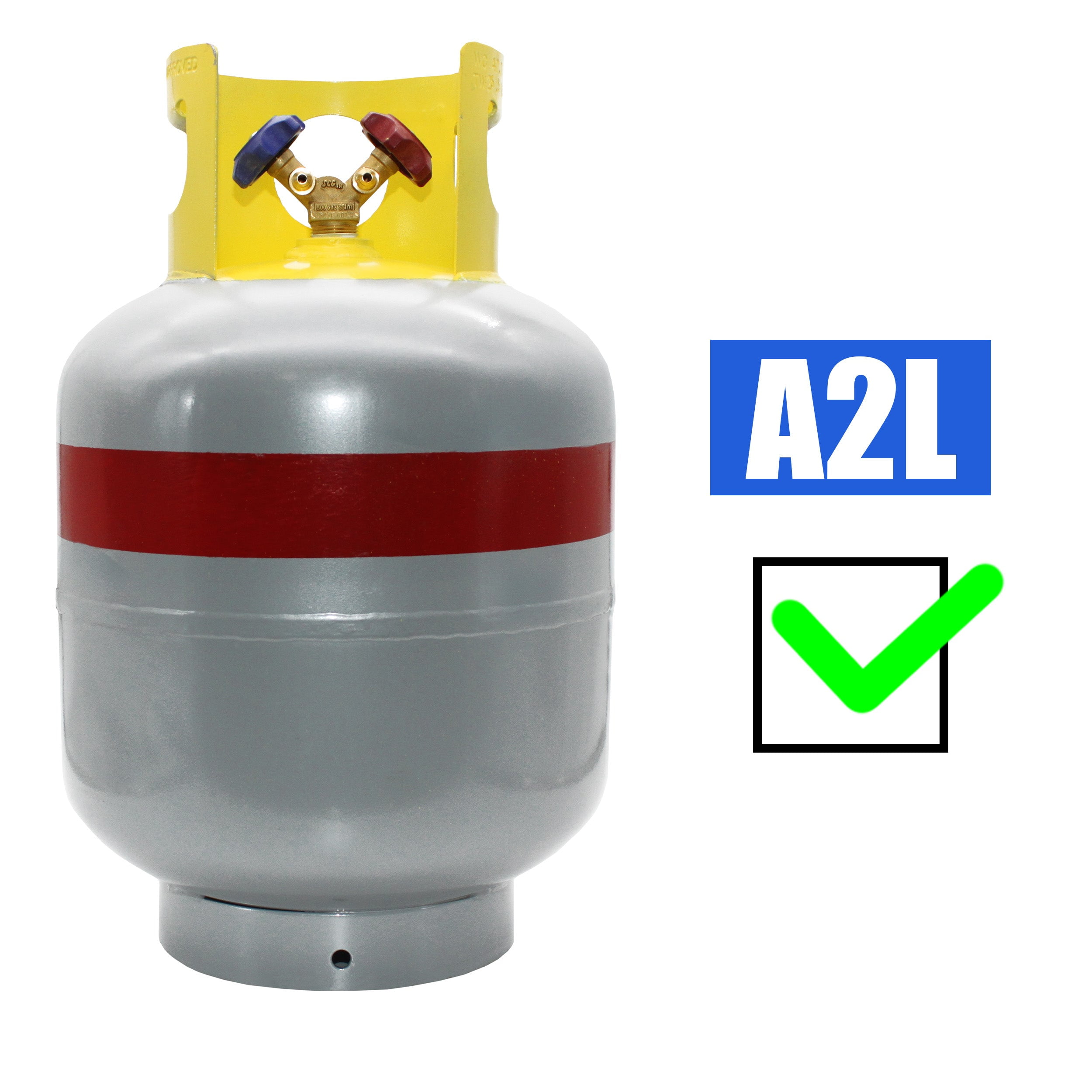 Flame King 50-Pound A2L Refrigerant Tank, Heavy-Duty and Leakproof