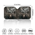 thumbnail image 7 of FORUDESIGNS Deer American Flag Branch Print Car Windshield Sun Shade Portable Sunshade for Car Front Window Blocks Heat and Sun, Windshield Dash Protector Fit for SUV Van Truck, 7 of 7