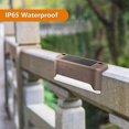 thumbnail image 2 of Solar Deck Lights LED Solar Step Light IP65 Waterproof Outdoor Garden Pathway Patio Stairs Fence Lamps (4 Pack), 2 of 4