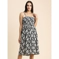thumbnail image 5 of Moomaya Womens Viscose Rayon Co-Ord Set, Printed Dress With Shrug, 5 of 9