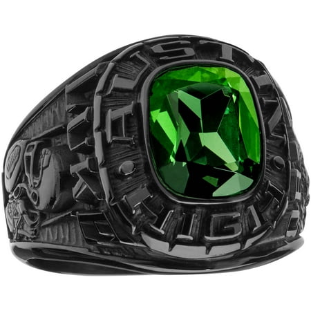 Keepsake Personalized Men's Square Class Ring for High School and College