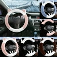 thumbnail image 2 of RXMEKW Steering Wheel Cover Car Steering Wheel Cover Non-Stretching without Inner Ring Earmuffs, 2 of 5