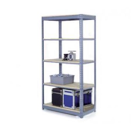 

Nexel Industries RLX327W 12 x 36 x 84 in. 5 Shelf Wire Deck Rivet Lock Shelving Unit