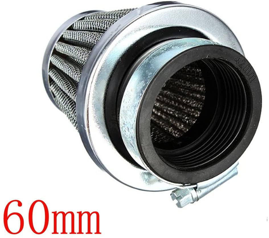 4 X Cold Air Filter Crankcase Breather Turbo Fan 60mm Mini Gray For Car