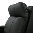 thumbnail image 3 of Valencia Piacenza Luxury Edition Home Theater Seating | Semi-Aniline Italian Nappa 20000 Leather, Power Headrest & Recline, Power Lumbar Support, LED Lighting (Row of 5 Loveseat Right, Onyx), 3 of 5