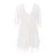 thumbnail image 5 of Conjunto de lencería sexy de encaje para mujer: camisón con cuello en V + tanga, tirantes ajustables, ropa de dormir/noche, tallas S-XL, 5 of 5