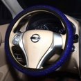 thumbnail image 3 of Bling Steering Wheel Cover Black for Women Car, 15 Inch Universal with Black Crystal Rhinestone Diamond Cool Bling Accessories Anti-Slip Wheel Protector, 3 of 7