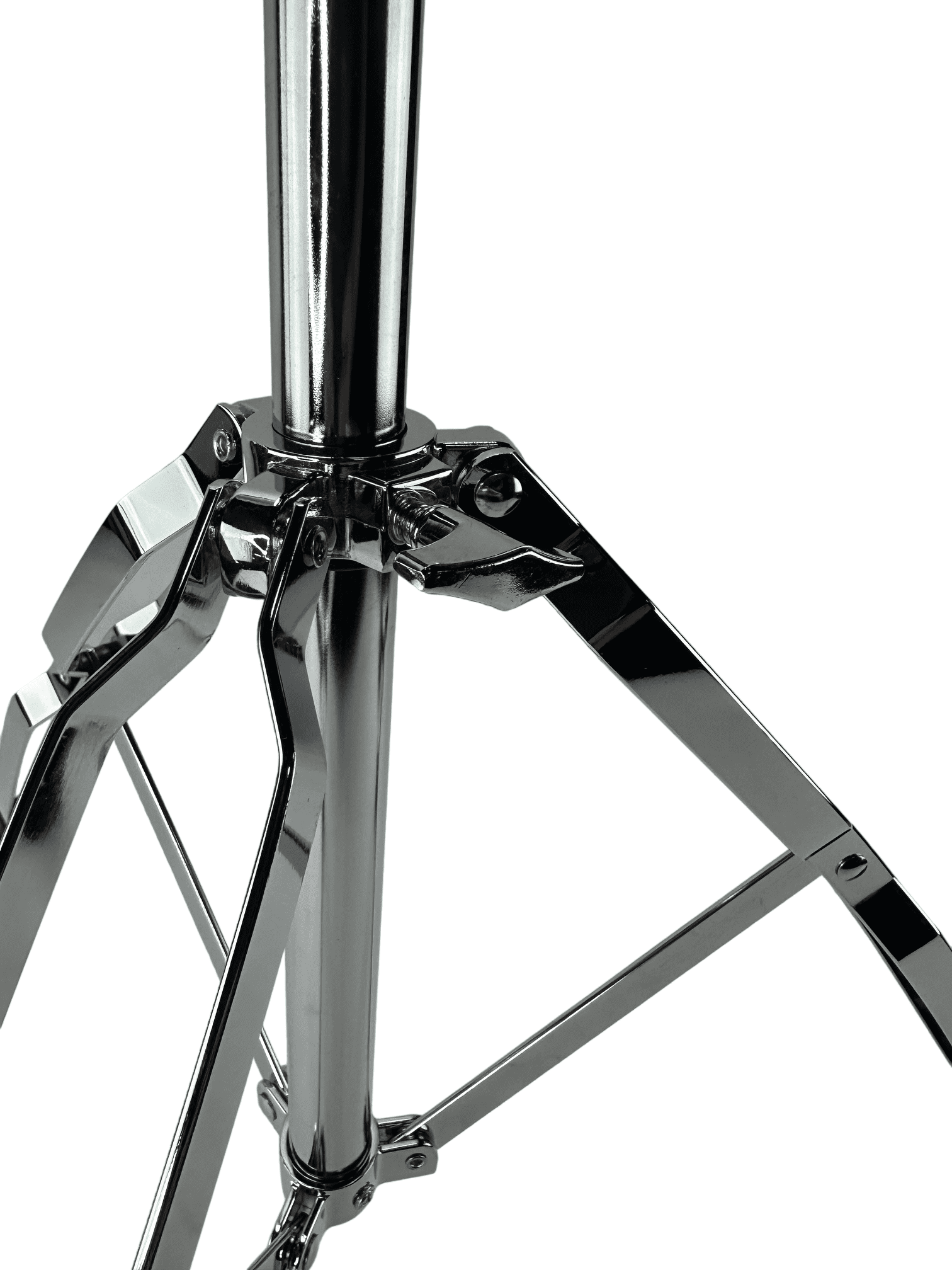 Zenison Heavy Duty 5' Chrome Cymbal Stands Double Braced Anti Skid Feet Durable