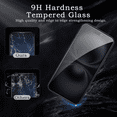 thumbnail image 2 of [2+2 Pack] iPhone 17 Privacy Screen Protector with Camera Lens Protector Full Coverage Anti-Spy Tempered Glass Film 9H Hardness Upgrade Edge Protection Easy Installation Bubble for, 2 of 6
