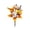 D, variant on Vivid Artificial Flower Bundles Blended with Pumpkins and Maple Leaves, Classic Fall-Themed Faux Bonsai Arrangements, Decorative Bouquets for Halloween/Thanksgiving/All-Season Home Interior, B