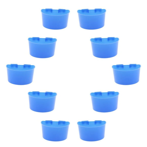 Dispensador de comida de plástico premium para palomas, 10 unidades, disponible en tamaños de 11,2 x 8 x 6 cm. L