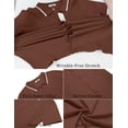 thumbnail image 6 of COOFANDY Men's Knit Short Sleeve Button Down Shirt Summer Beach Casual Vintage Shirt Knitted Shirts, 6 of 6