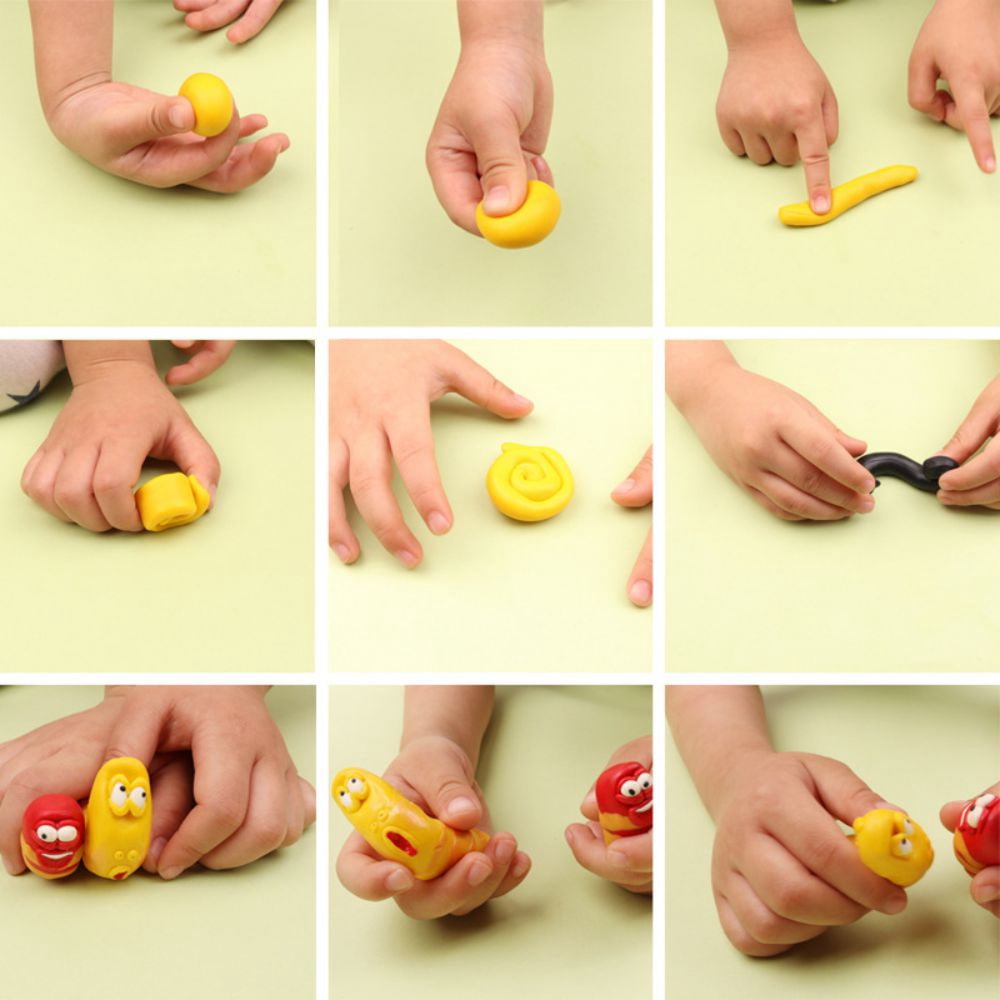 DIY Polymer Clay Crafts for Child Colorful 177x145x20mm