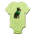 thumbnail image 1 of CafePress - Hipster Boston Terrier - Baby Light Bodysuit, 1 of 1
