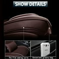 thumbnail image 5 of Tuqiang Leather front car seat covers. for Subaru for Ascent/Evoltis 2019-Present 2 Seats Compatible Airbag Waterproof Premium Leather Front Seat Protectors Coffee, 5 of 6