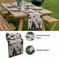 thumbnail image 5 of Halloween Table Runner - 108 Inch Long, Kitchen Dining Table Runner Dresser Scarves, Spooky Pumpkins Horror Castle Bat Black Plaid Farmhouse Decor for Coffee Tables Wedding Party Banquet, 5 of 8