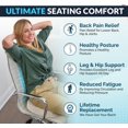 thumbnail image 3 of Cojín de asiento ComfiLife Premium de gel y espuma viscoelástica beige, 3 of 7