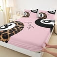 thumbnail image 4 of Erosebridal Billiards Game Sport Queen Sheet Sets,Jungle Leopard Pattern Bed Set For Cheetah Girl 4-Piece, 4 of 6