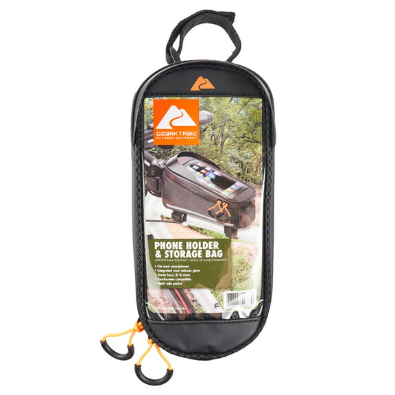 Ozark Trail Phone Holder & Storage Bag, Black
